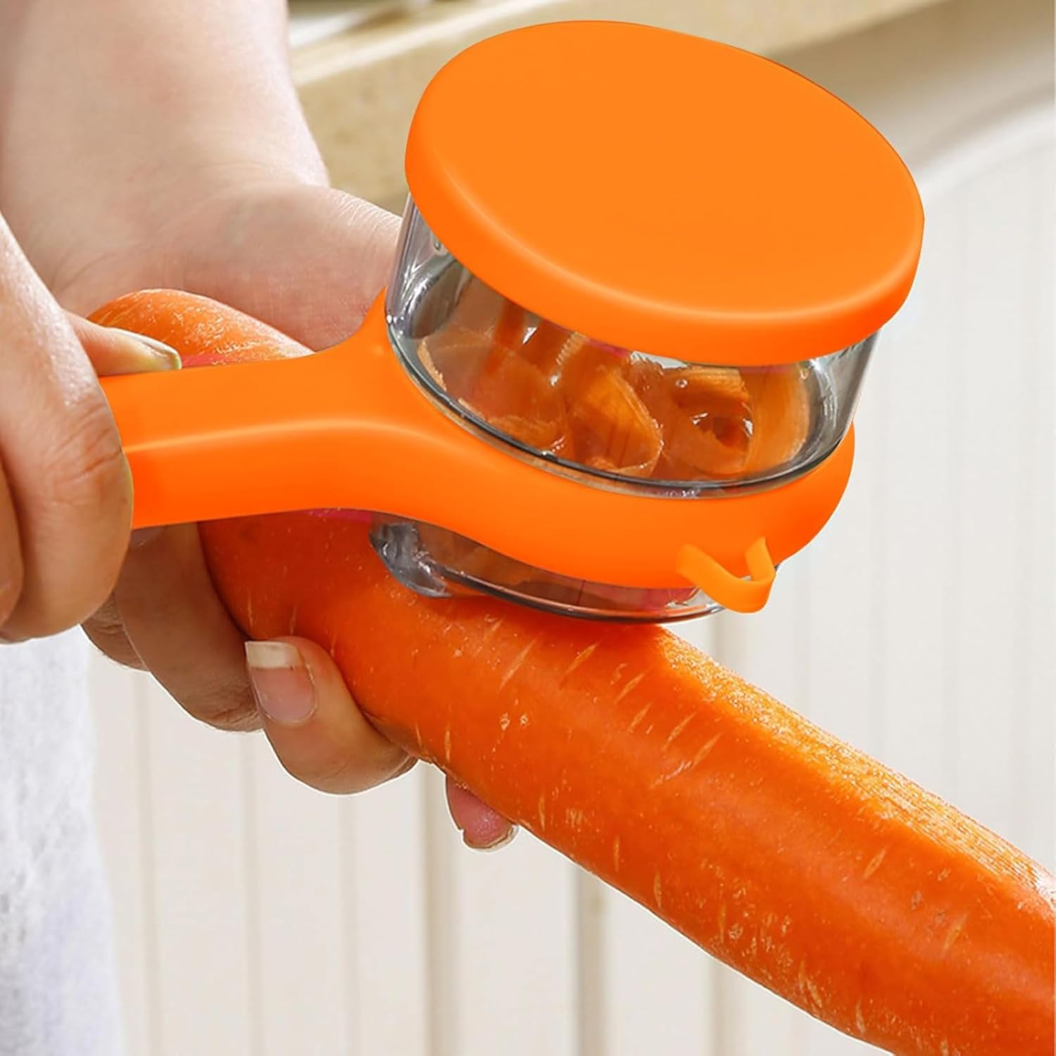 Effortless Fruit and Vegetable Peeler with Dual Blades