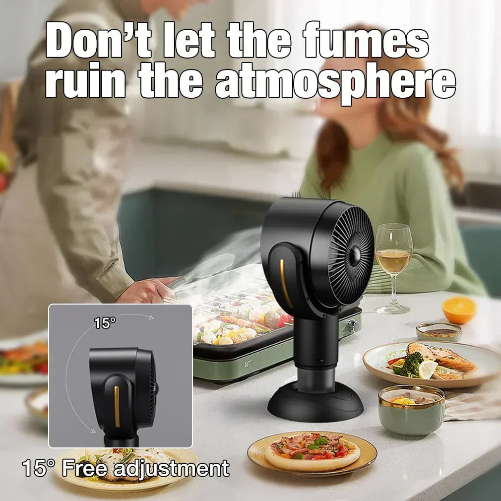 Compact Ventilation Fan | Portable Kitchen Air Cleaner