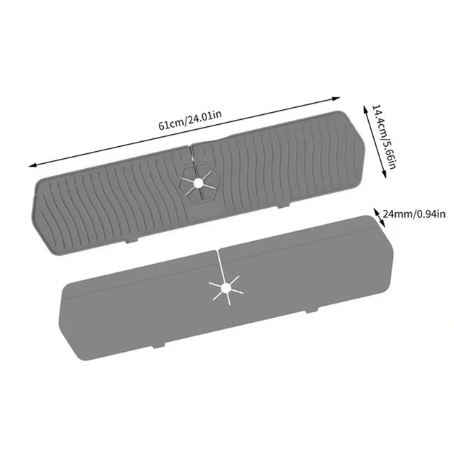 Sink Splash Shield in Silicone for Kitchen Use