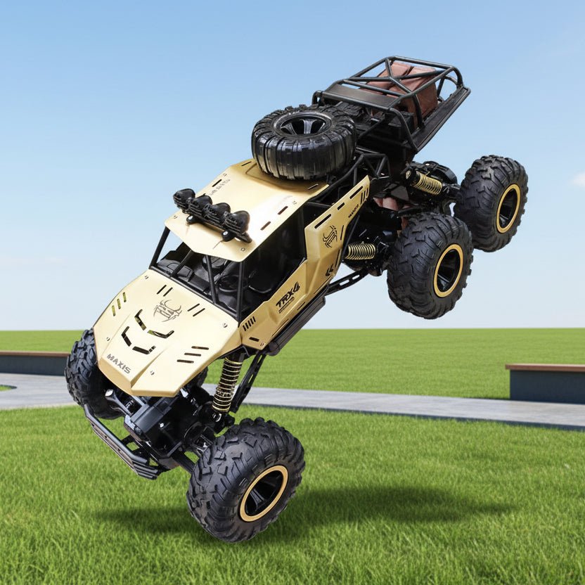 RuggedExplorer 6WD Remote-Controlled Off-Road Truck for Thrilling Adventures