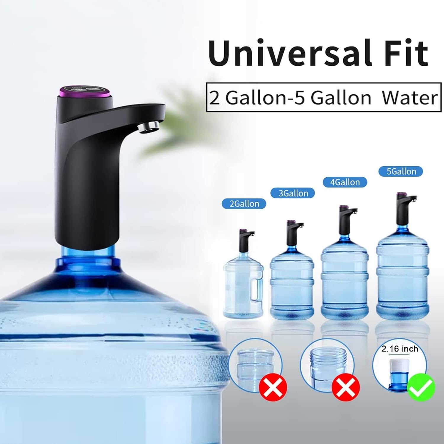 Water Dispenser Pump for Electric Bottles