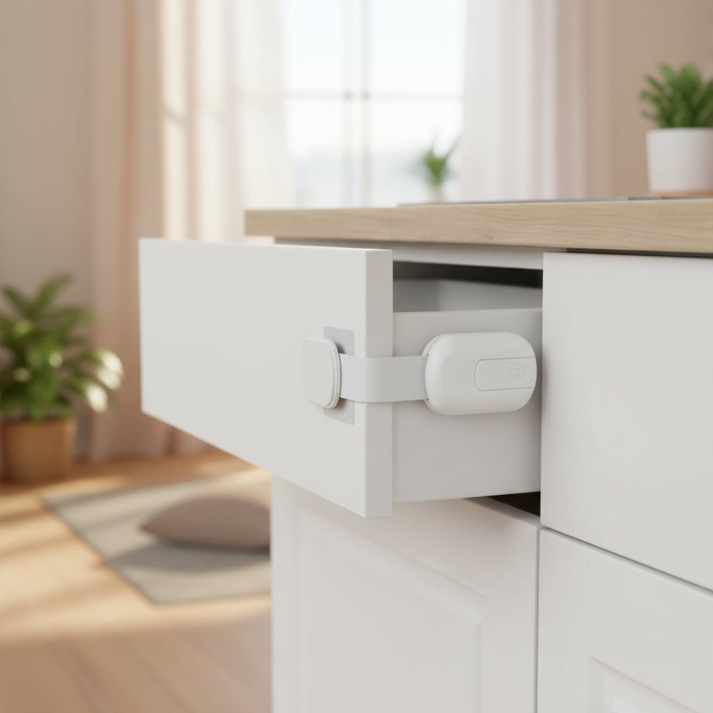 SecureCabinet Safety Locks for Childproofing Home Spaces