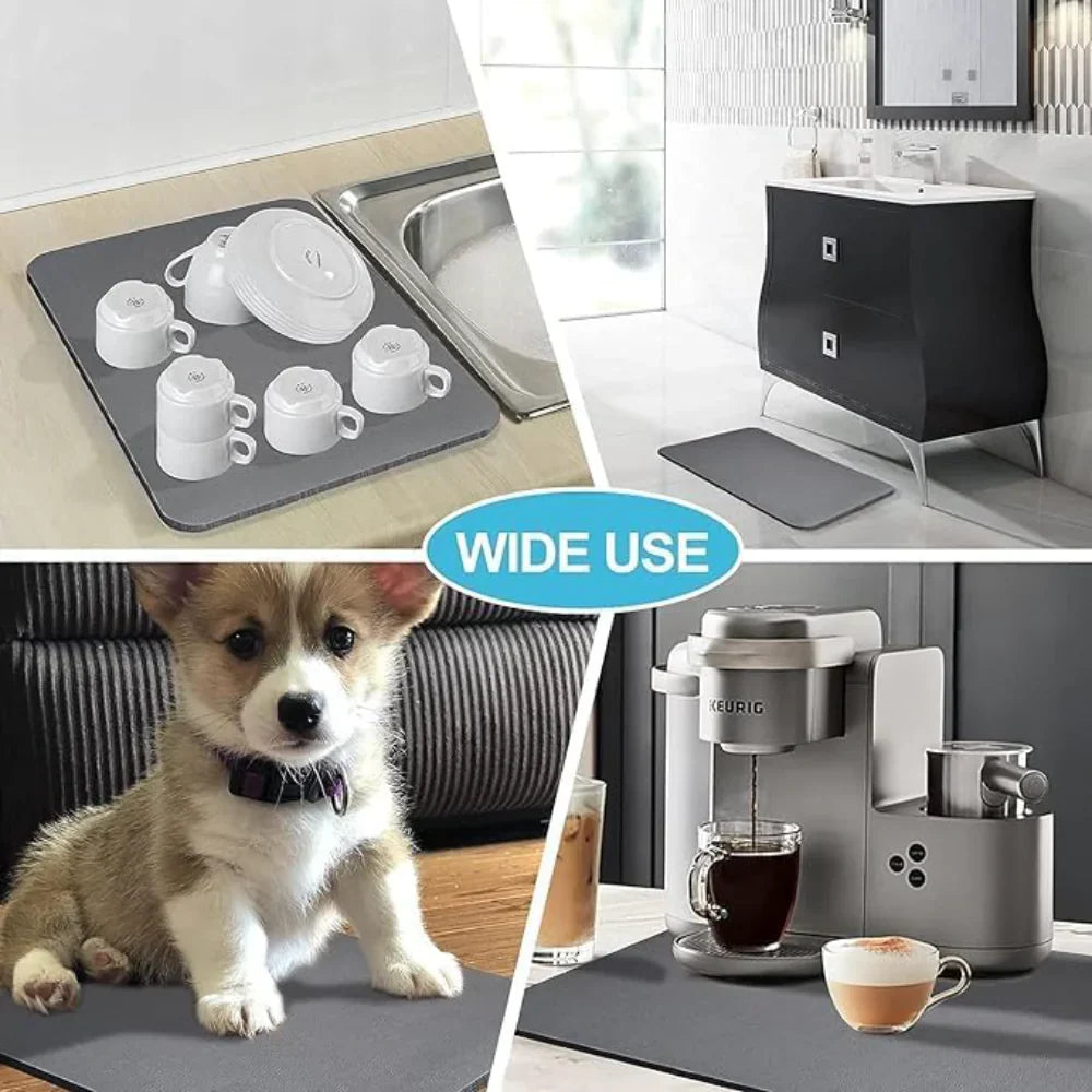 Effortless Kitchen Drying Mat with Ultra-Absorbent Surface
