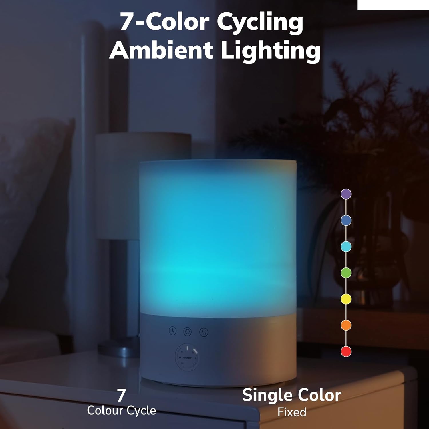 Ultrasonic Cool Mist Humidifier for Spacious Rooms
