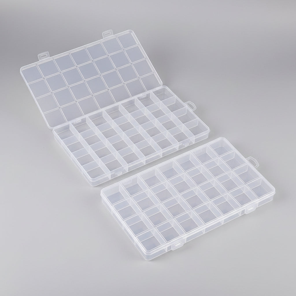Versatile Plastic Storage Organizer with Compartments