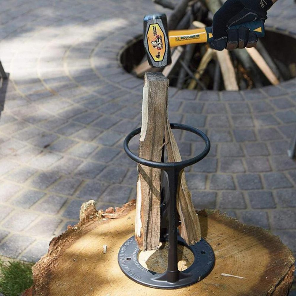 Heavy-Duty Manual Firewood Splitter for Effortless Wood Chopping