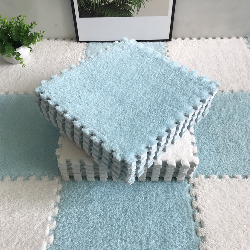 Fade Resistant Carpet Tile Solid Color Interlocking Carpet Floor Tile Pink Clearhalo 'Carpet Tiles & Carpet Squares' 'carpet_tiles_carpet_squares' 'Flooring 'Home Improvement' 'home_improvement' 'home_improvement_carpet_tiles_carpet_squares' Walls and Ceiling' 6744447