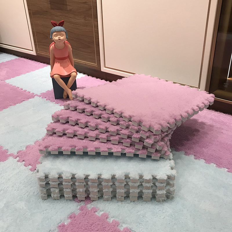 Fade Resistant Carpet Tile Solid Color Interlocking Carpet Floor Tile Gray/ Coffee Clearhalo 'Carpet Tiles & Carpet Squares' 'carpet_tiles_carpet_squares' 'Flooring 'Home Improvement' 'home_improvement' 'home_improvement_carpet_tiles_carpet_squares' Walls and Ceiling' 6744418
