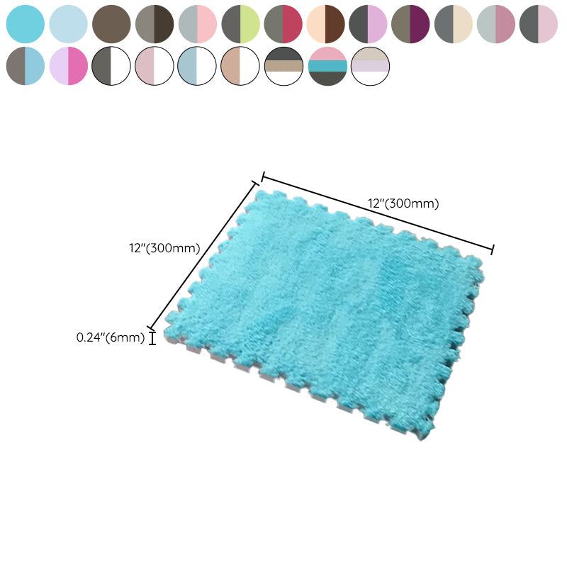 Fade Resistant Carpet Tile Solid Color Interlocking Carpet Floor Tile Clearhalo 'Carpet Tiles & Carpet Squares' 'carpet_tiles_carpet_squares' 'Flooring 'Home Improvement' 'home_improvement' 'home_improvement_carpet_tiles_carpet_squares' Walls and Ceiling' 6744448