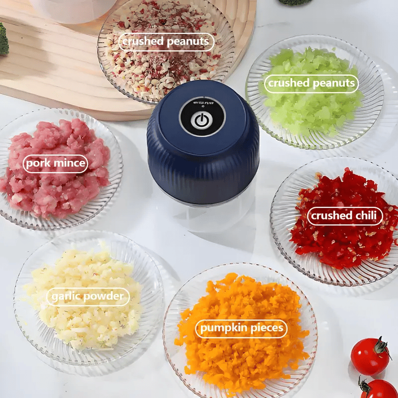 Compact Electric Food Processor – Effortless Meal Prep