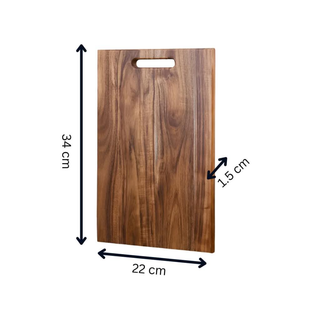 GreenCraft Acacia Wood Cutting Board: Eco-Friendly Elegance for Your Kitchen