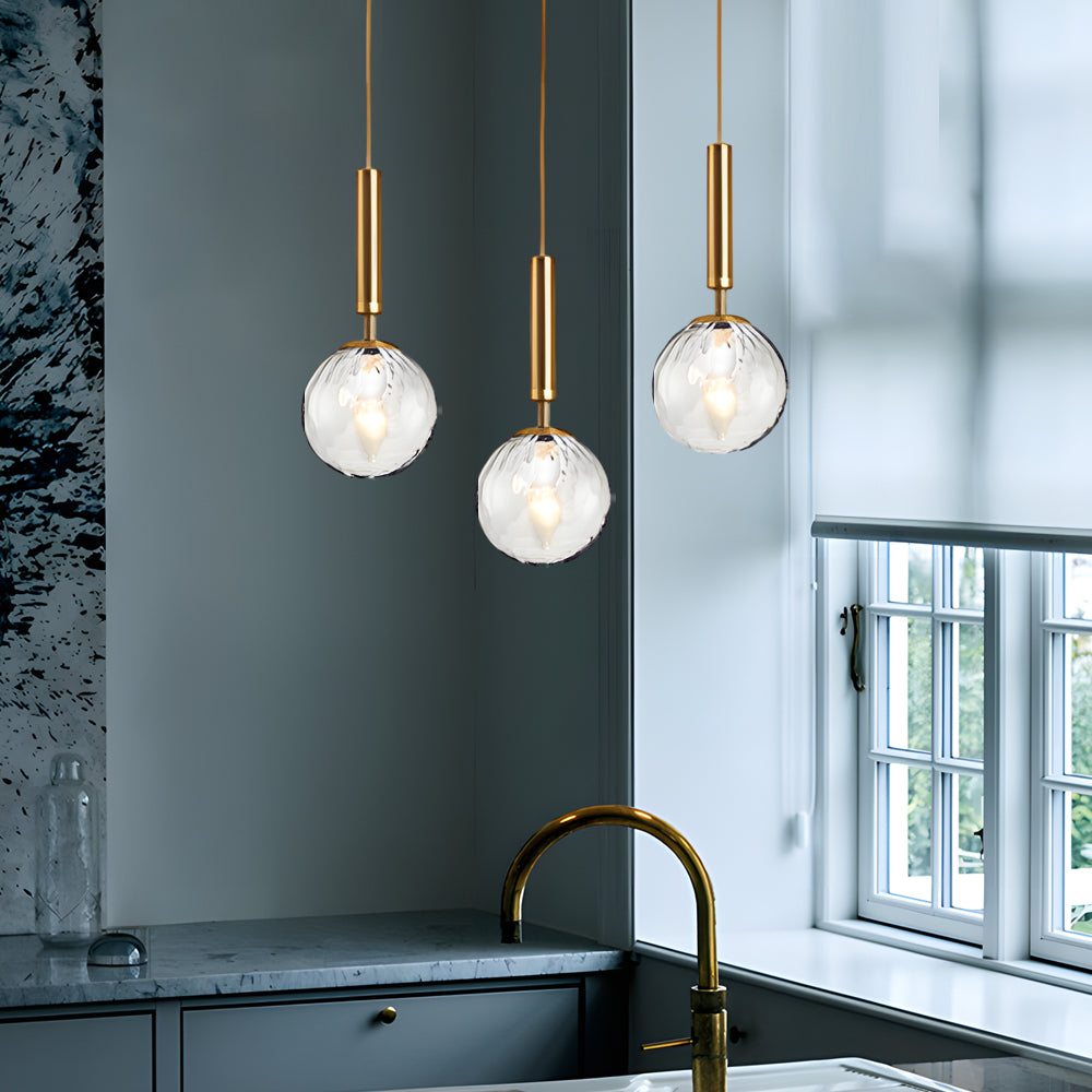 3-Arm LED Pendant Light for Kitchen Island – Modern Hanging Lamp in Black-Gold for Dining Room & Kitchen, Dimmable and Height Adjustable