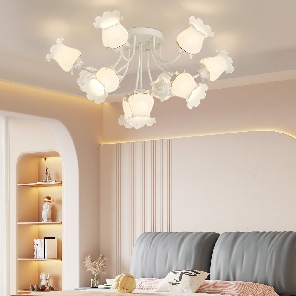 10 Taavita Creative Modern Ceiling Light Fixture with 3 Step Dimming