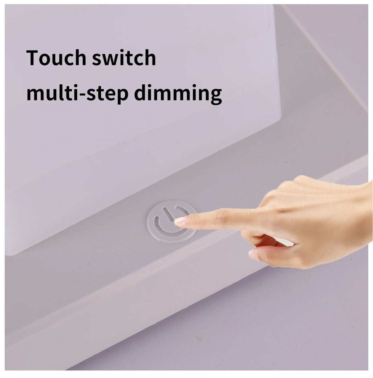 Touch Control RGB Nightstand Lamp with LED Lighting