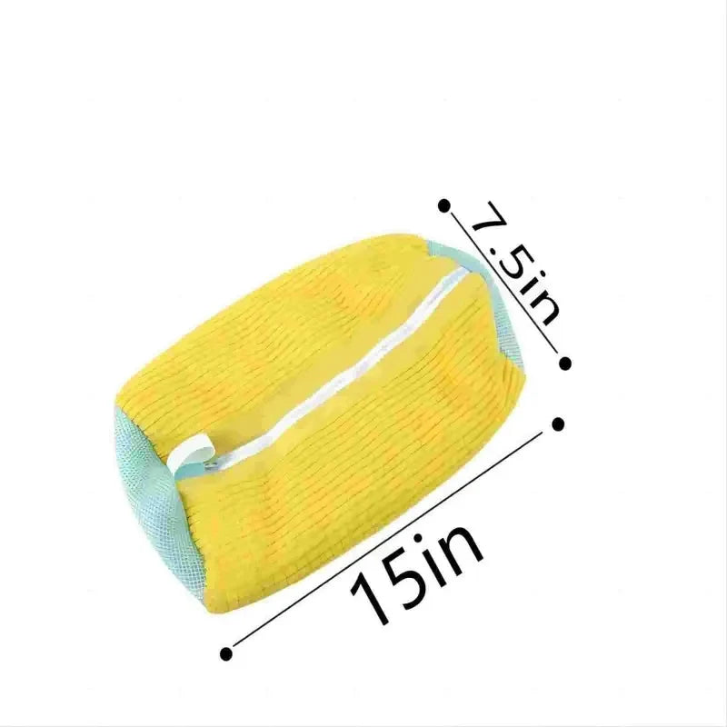 Zippered Washing Bag for Shoes - Reusable Laundry Cleaner for Sneakers