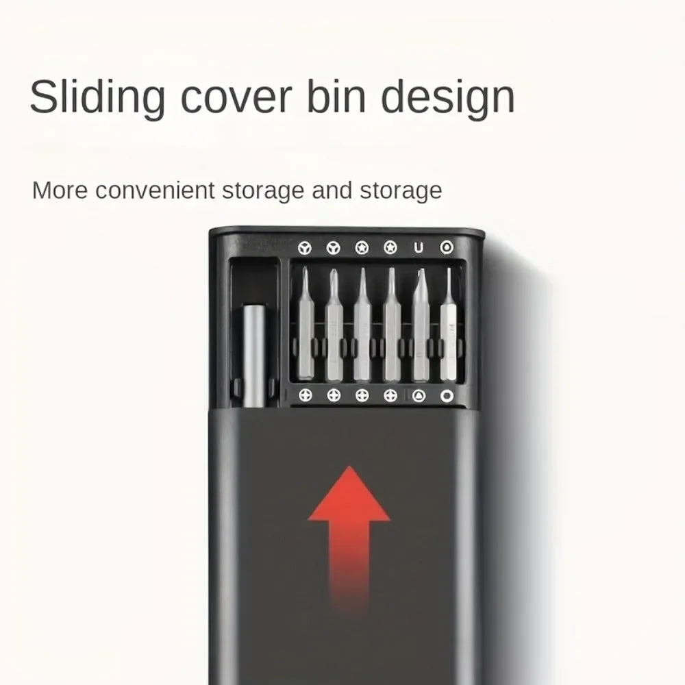 Compact Screwdriver Kit with Precision Tools