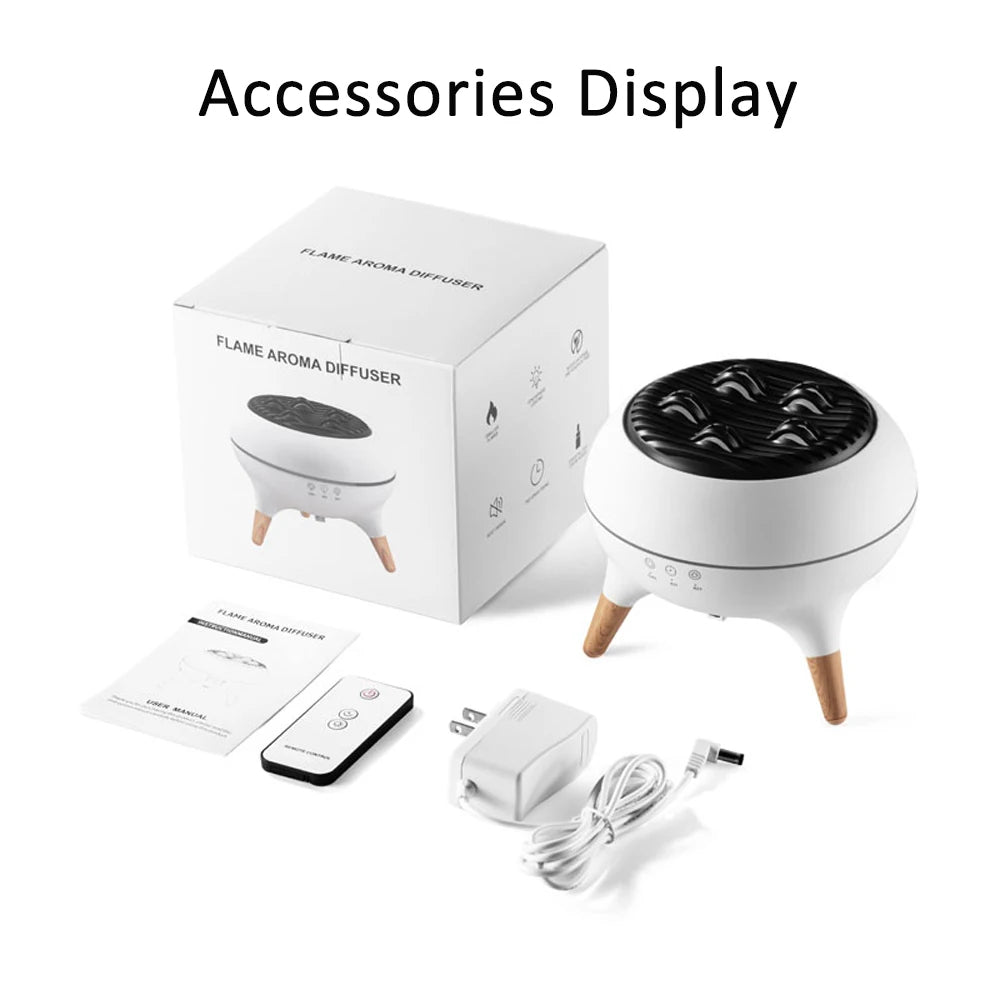 Fluid Motion Aroma Mist Diffuser with LED Lighting