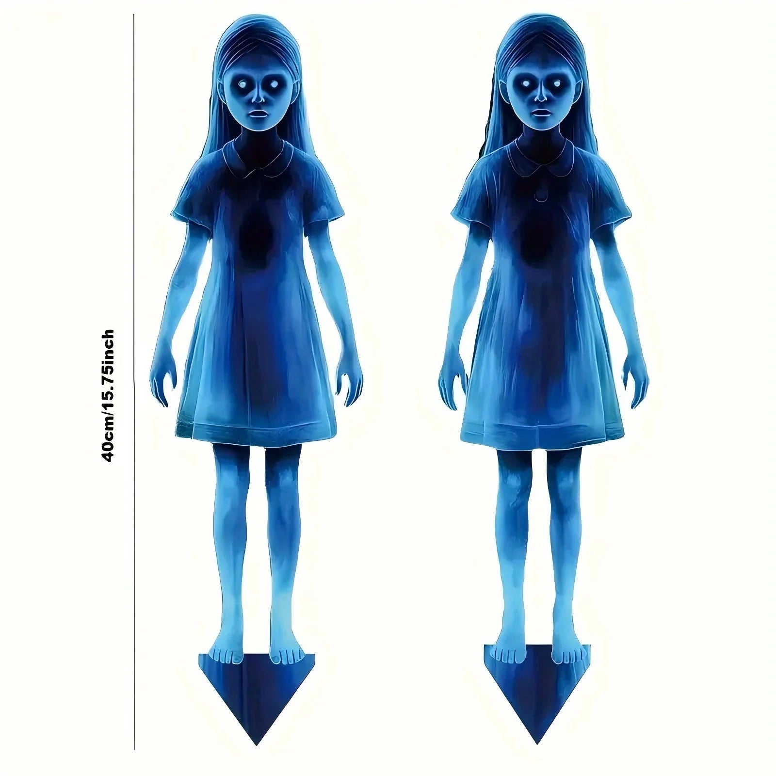 Outdoor Halloween Decorations with Lighted Ghosts