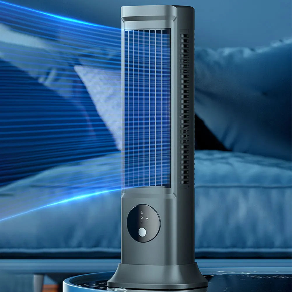 Compact USB Rechargeable Desk Fan for Air Cooling