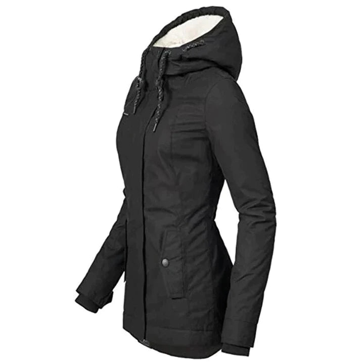 EliteShield Women's Waterproof Hooded Winter Jacket