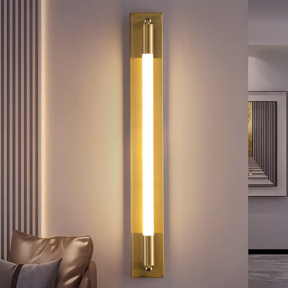 19.68'' LED Wall Lamp Acrylic Tube 1-Light Indoor - Taavita Base