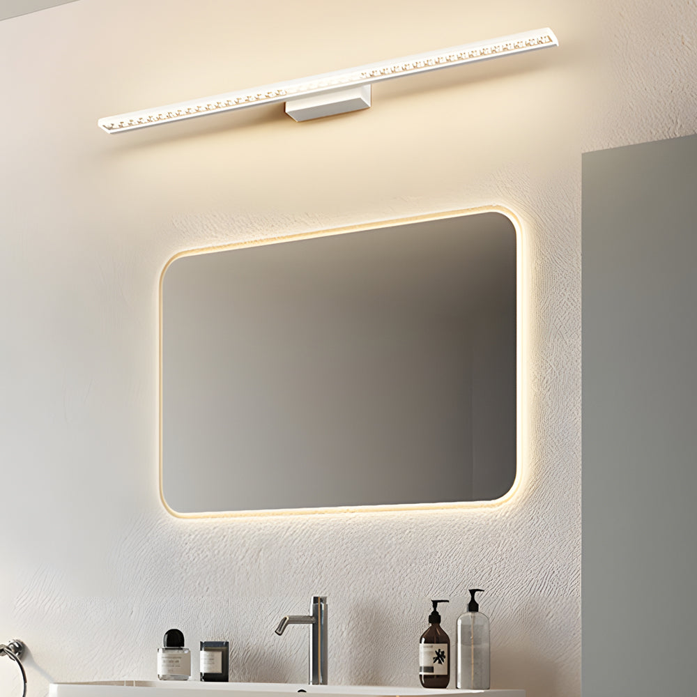 15.7''/23.6'' L Strip 3 Step Dimming LED Vanity Lights with Acrylic Shade