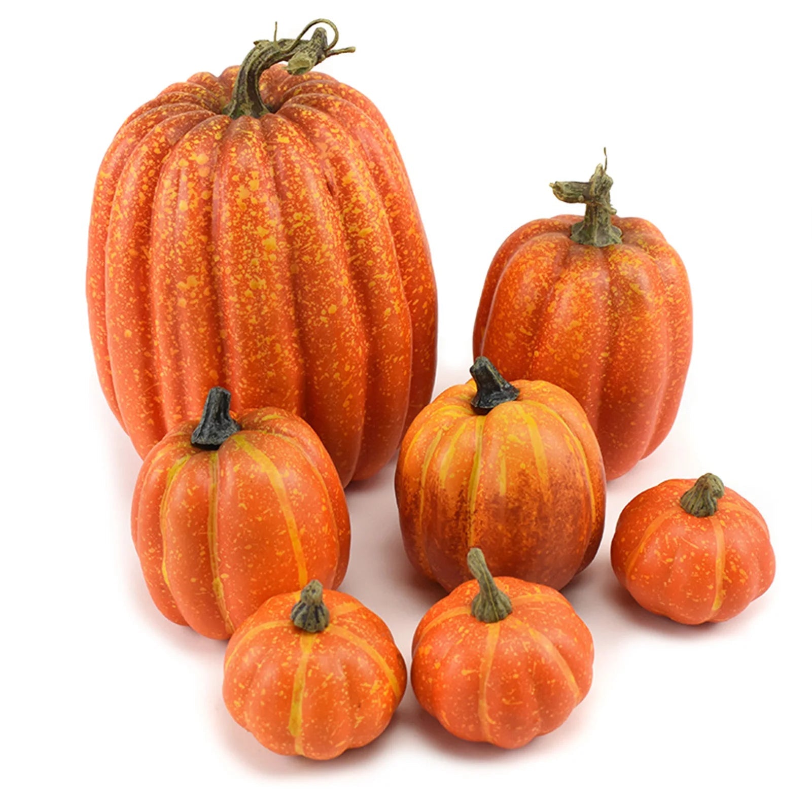 Authentic-Looking Artificial Pumpkins for Halloween Decoration