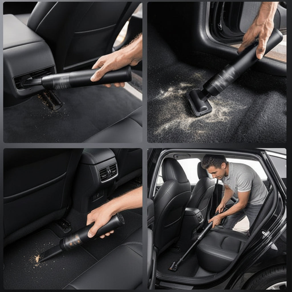 Efficient Cordless Handheld Vacuum for Fast Car Cleaning