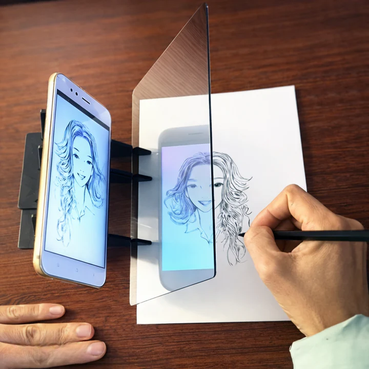 Smartphone-Compatible Optical Tracing Board