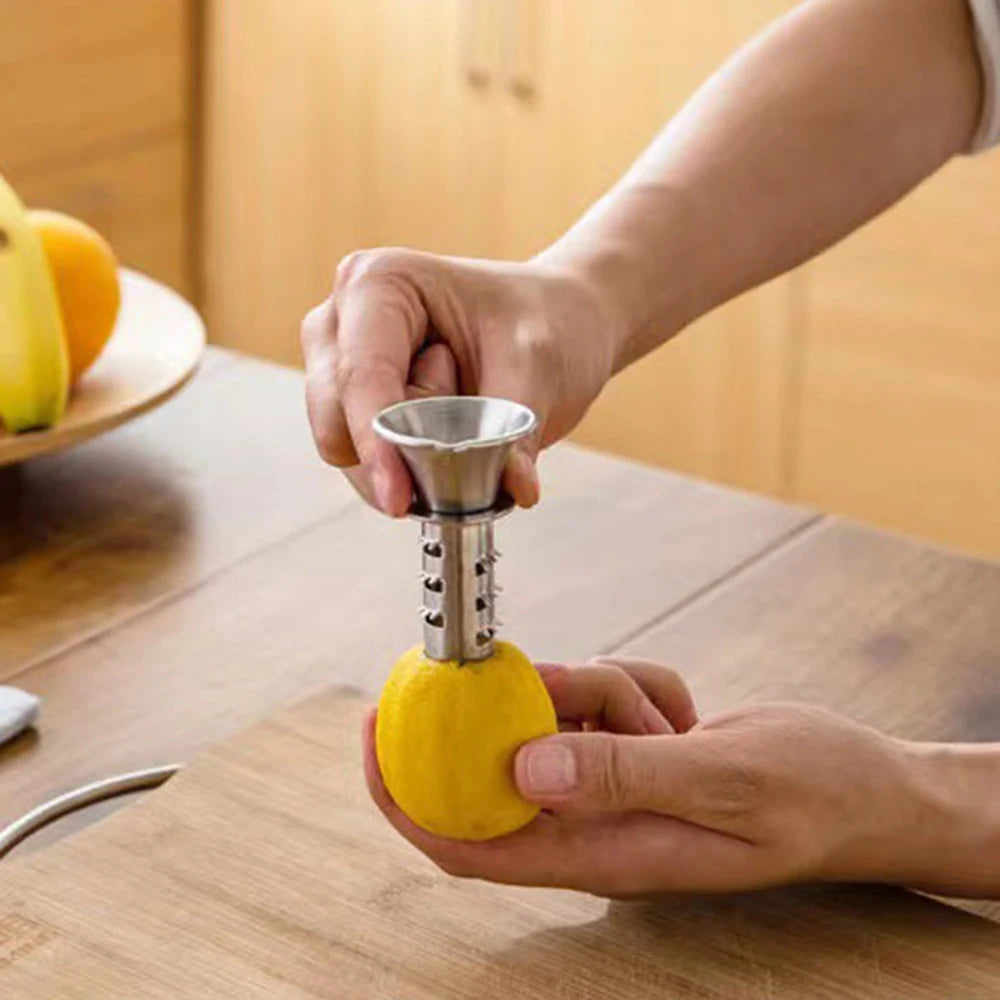 Manual Lemon Squeezer in Stainless Steel