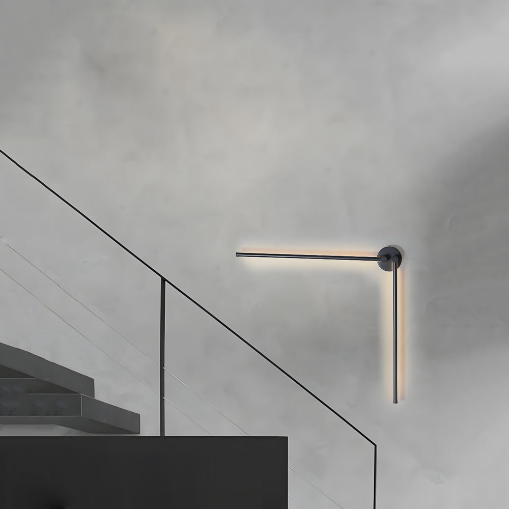 1 PC Black Modern Rotatable Linear LED Wall Sconce Light by Taavita