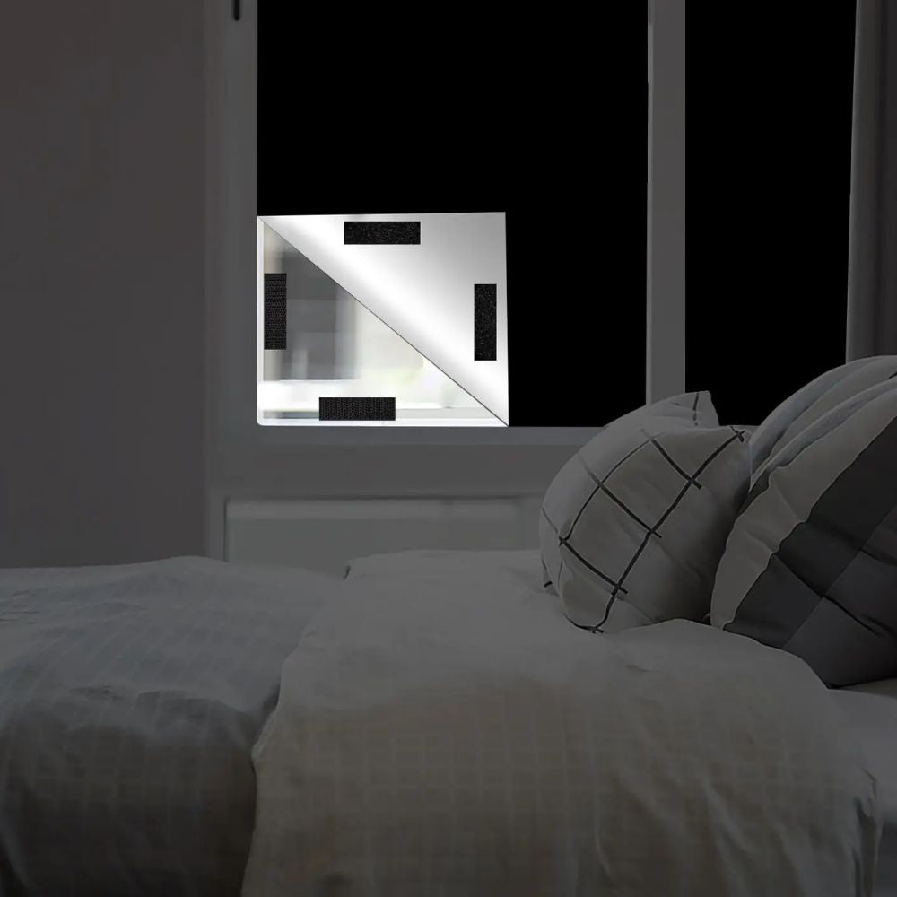 Blackout Window Shade - Adhesive Sun Blocker for Light Control