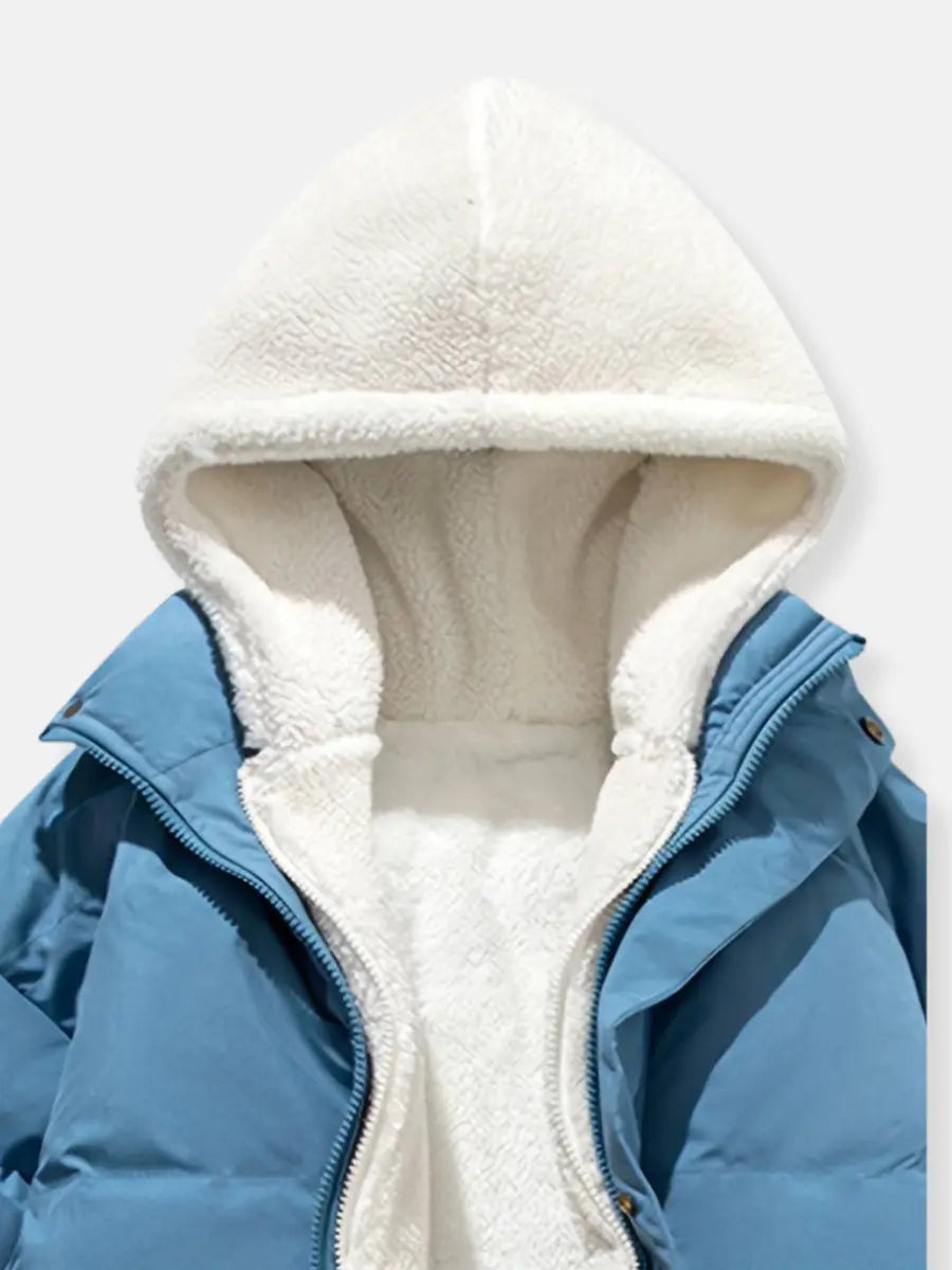 Winter Jacket | Quilted | Adjustable Hood Warmth | Fleece Lining