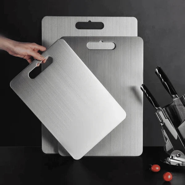 Titanio — Pure Titanium Cutting Board Lightweight & Durable Kitchen Essential