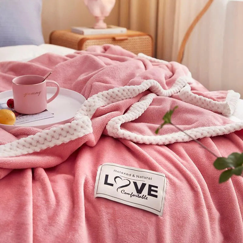 Flannel Fleece Blanket | Lightweight Warm | Ultra Soft Comfort | Fabric
