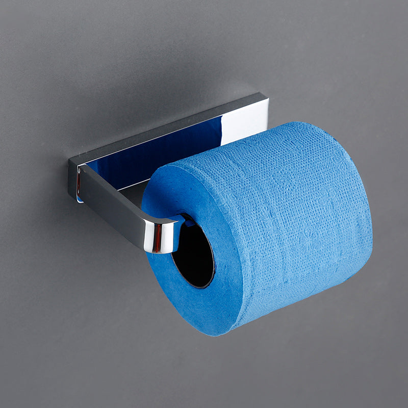 5-Piece Bathroom Hardware Set Modern Polished Chrome Bathroom Set Clearhalo 'Bathroom Hardware Sets' 'Bathroom Hardware' 'Bathroom Remodel & Bathroom Fixtures' 'bathroom_hardware_sets' 'Home Improvement' 'home_improvement' 'home_improvement_bathroom_hardware_sets' 1200x1200_dacbbc9d-1050-4d9a-a6b9-d62985b223ef