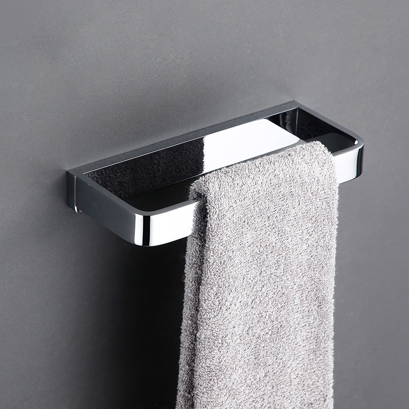 5-Piece Bathroom Hardware Set Modern Polished Chrome Bathroom Set Clearhalo 'Bathroom Hardware Sets' 'Bathroom Hardware' 'Bathroom Remodel & Bathroom Fixtures' 'bathroom_hardware_sets' 'Home Improvement' 'home_improvement' 'home_improvement_bathroom_hardware_sets' 7033600