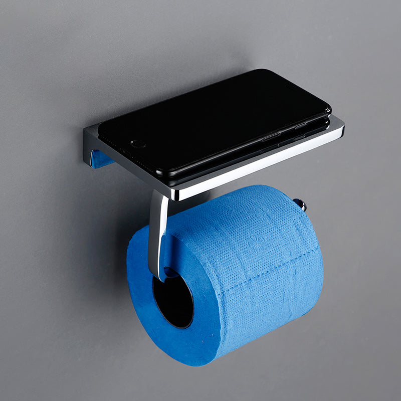 5-Piece Bathroom Hardware Set Modern Polished Chrome Bathroom Set Clearhalo 'Bathroom Hardware Sets' 'Bathroom Hardware' 'Bathroom Remodel & Bathroom Fixtures' 'bathroom_hardware_sets' 'Home Improvement' 'home_improvement' 'home_improvement_bathroom_hardware_sets' 1200x1200_d51c7723-c458-42ac-8a51-028c069ca0b1