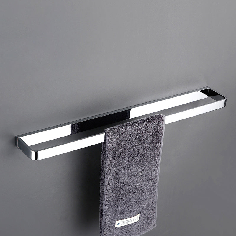 5-Piece Bathroom Hardware Set Modern Polished Chrome Bathroom Set Clearhalo 'Bathroom Hardware Sets' 'Bathroom Hardware' 'Bathroom Remodel & Bathroom Fixtures' 'bathroom_hardware_sets' 'Home Improvement' 'home_improvement' 'home_improvement_bathroom_hardware_sets' 7033613