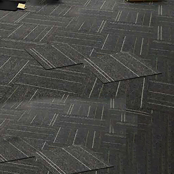 Indoor Non-Skid Carpet Tile - Glue Down Install Waterproof Carpet Tiles by Taavita