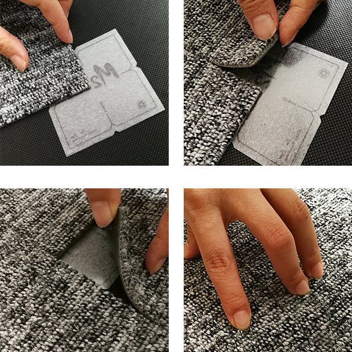 Indoor Non-Skid Carpet Tile - Glue Down Install Waterproof Carpet Tiles by Taavita