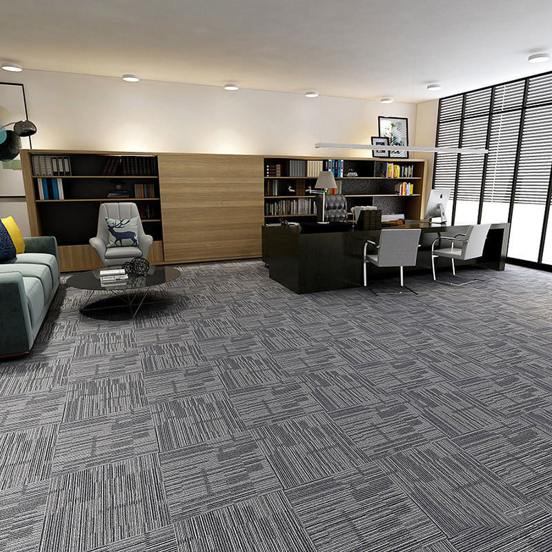 Indoor Carpet Tile Non-Skid Glue Down Install Carpet Tiles with Waterproof Apricot-Brown Asphalt Clearhalo 'Carpet Tiles & Carpet Squares' 'carpet_tiles_carpet_squares' 'Flooring 'Home Improvement' 'home_improvement' 'home_improvement_carpet_tiles_carpet_squares' Walls and Ceiling' 7044136