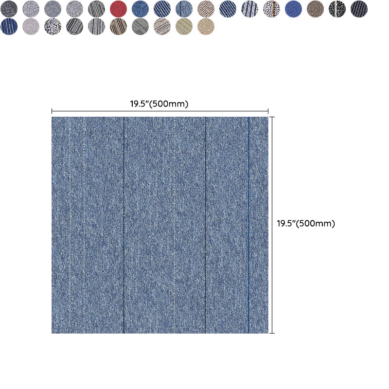 Indoor Non-Skid Carpet Tile - Glue Down Install Waterproof Carpet Tiles by Taavita