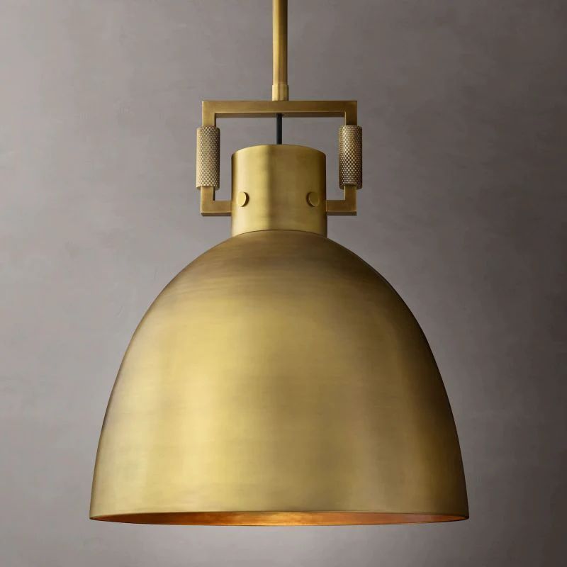 Munda — Metal Cloche Pendant Light for Kitchen Islands