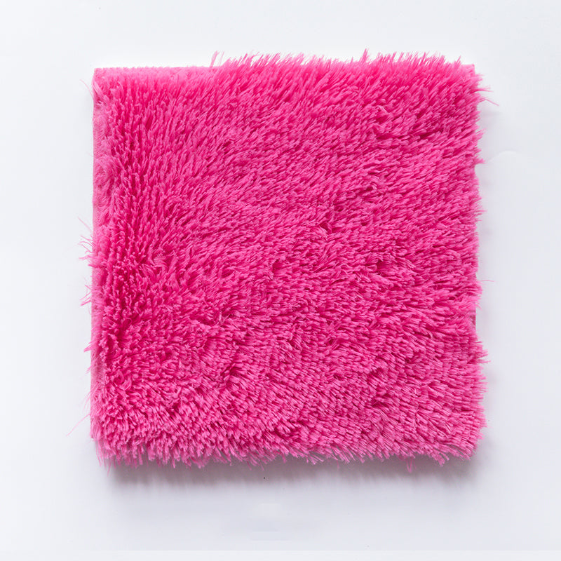 Basic Carpet Tiles Solid Color Shag Square Bedroom Carpet Tiles Dark Coffee Clearhalo 'Carpet Tiles & Carpet Squares' 'carpet_tiles_carpet_squares' 'Flooring 'Home Improvement' 'home_improvement' 'home_improvement_carpet_tiles_carpet_squares' Walls and Ceiling' 7127387