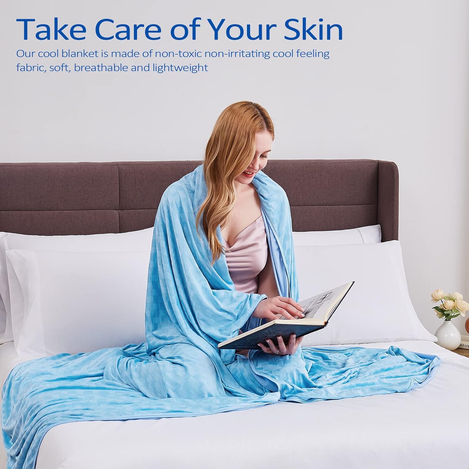 Cooling Blanket for Warm Sleepers with Arc-Chill Technology – Soft, Breathable Comfort Year-Round