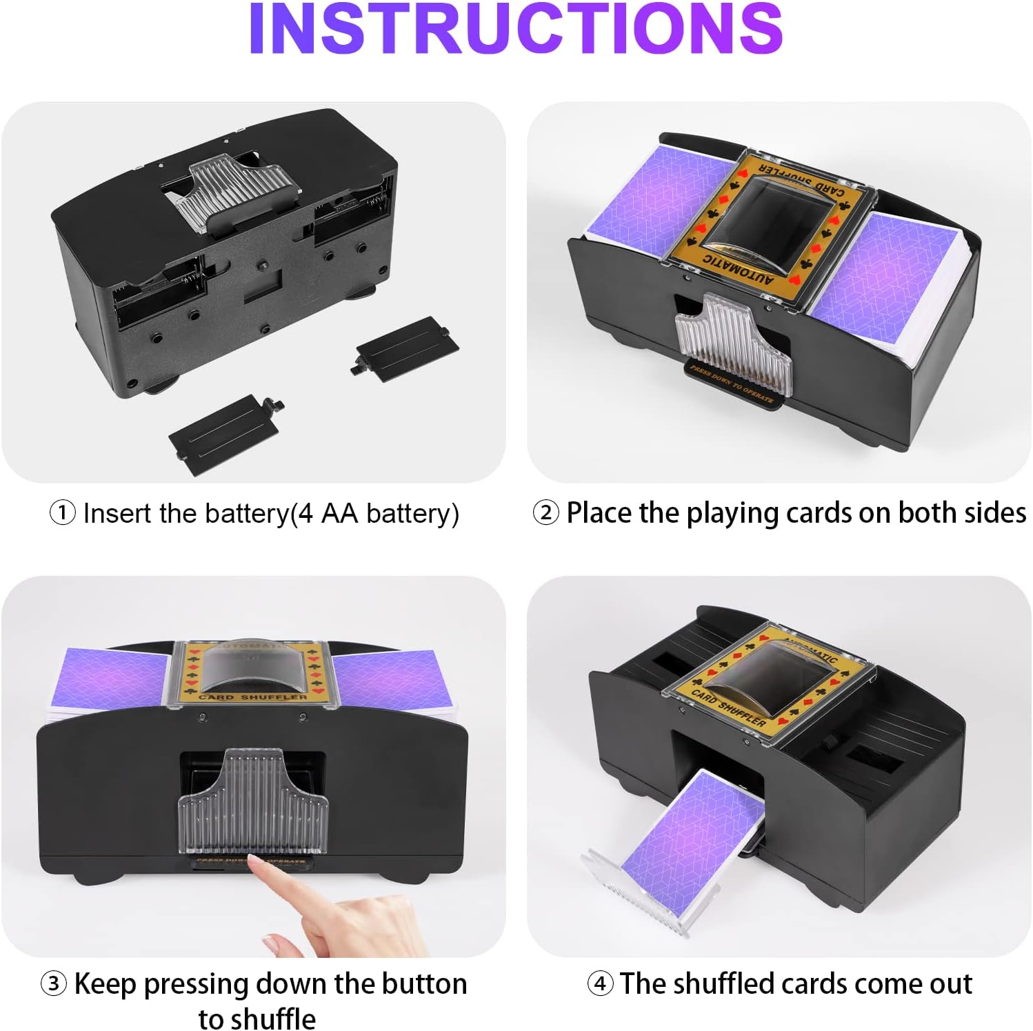 Effortless Card Shuffle Machine for Quick Games