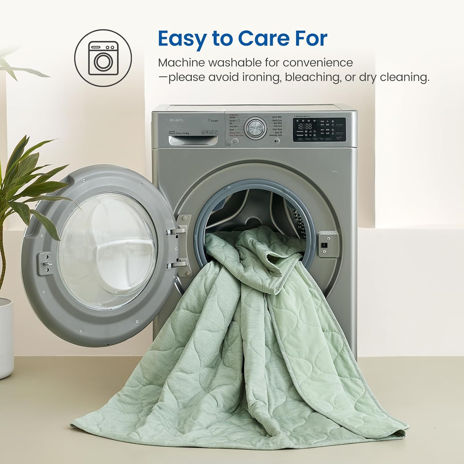 Cooling Dual-Sided Blanket for Hot Sleepers - Soft Lightweight Throw