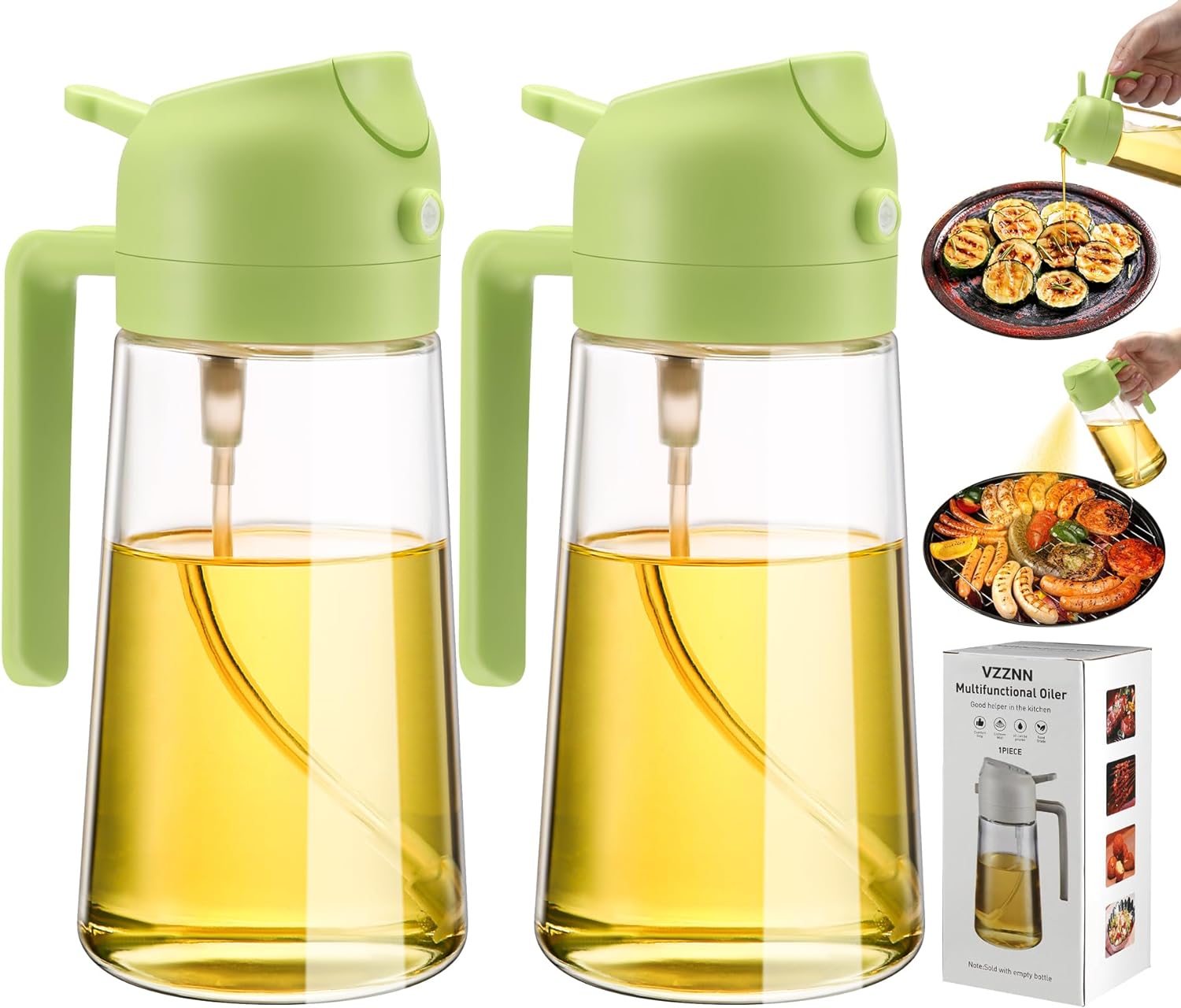 Dual-Function Oil Sprayer and Dispenser Set