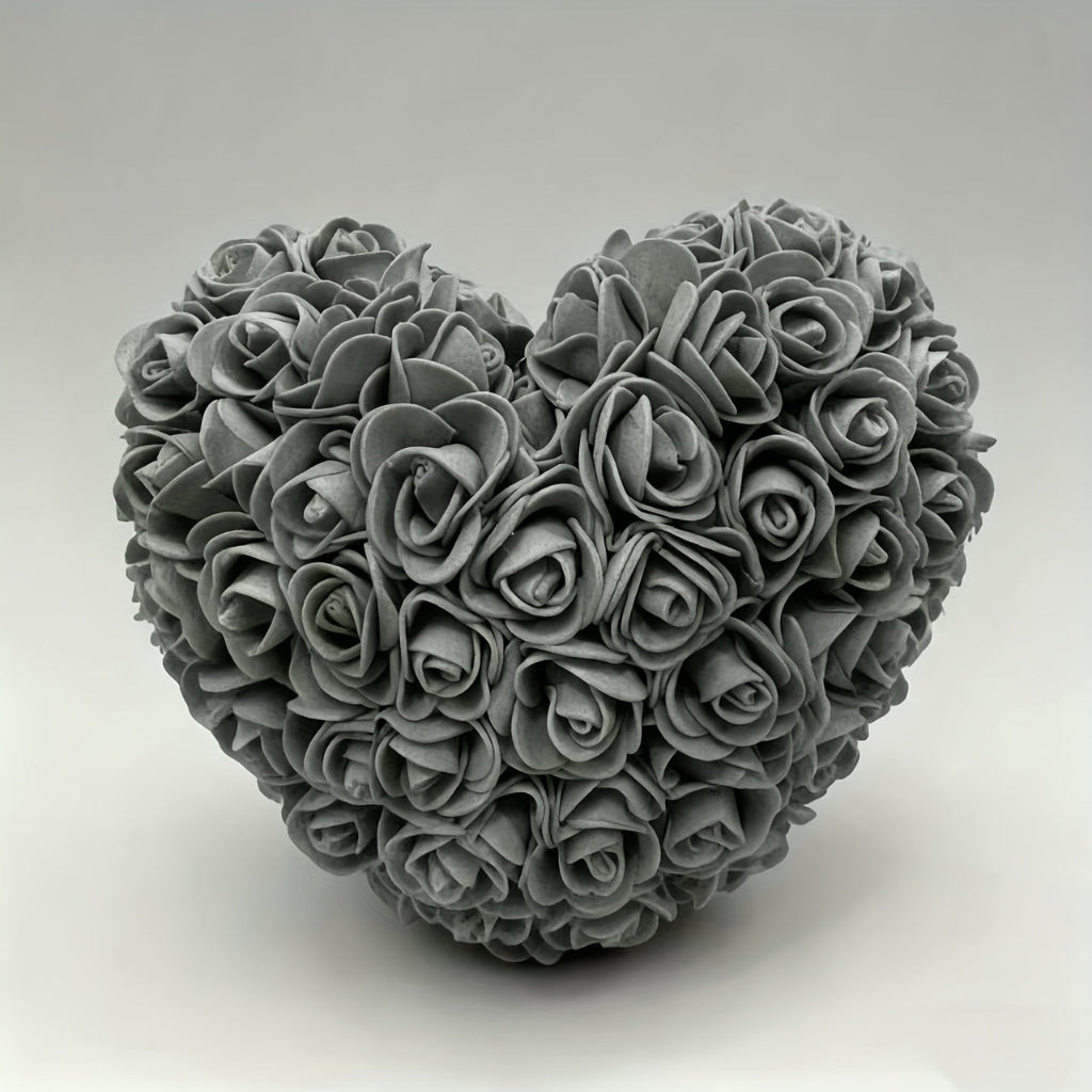 Heartfelt Rose-Shaped Floral Arrangement for Gifting